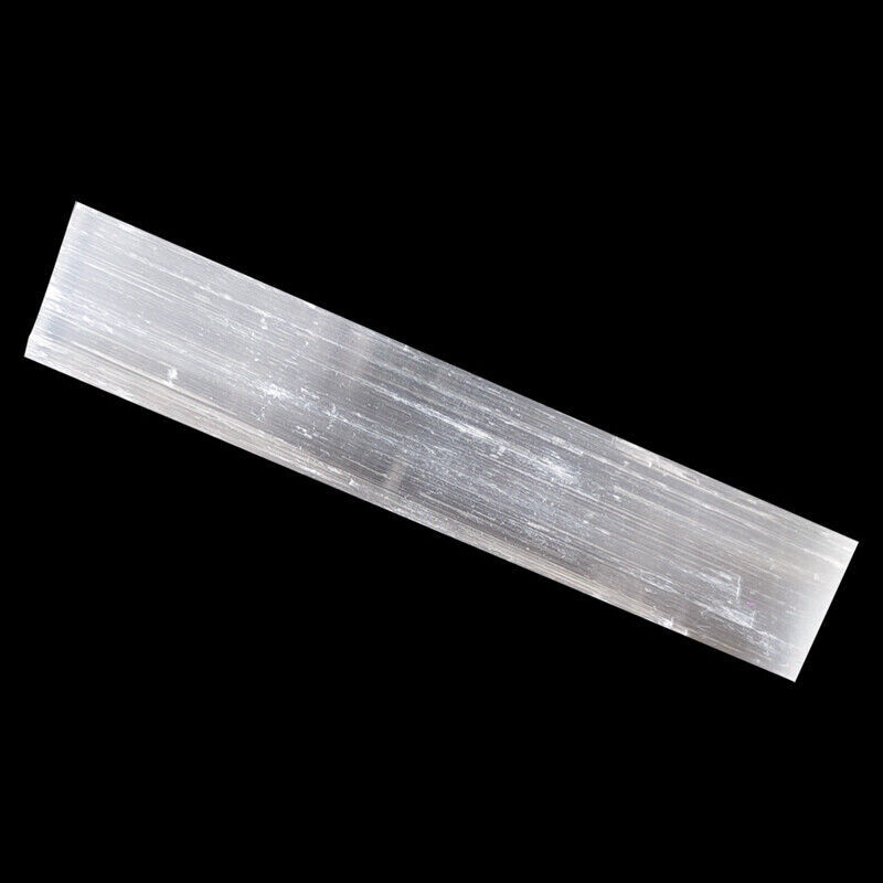 3pc Natural White Gypsum Wand Quartz Crystal Selenite Stick Mineral Healing