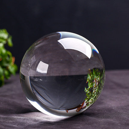 Transparent Crystal Ball Gathering Wealth, Happiness and AuspiciousK9Glass Photography Opening Gift Study Desk Decorations