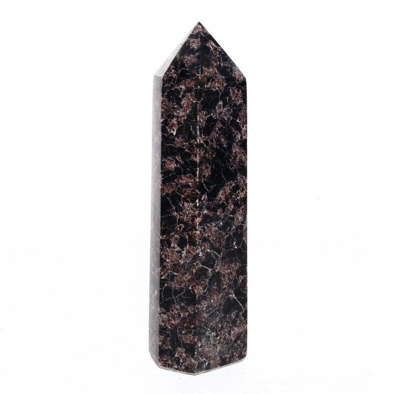 1052g Natural Fireworks Stone Obelisk Quartz Tower Crystal Wand Point Healing