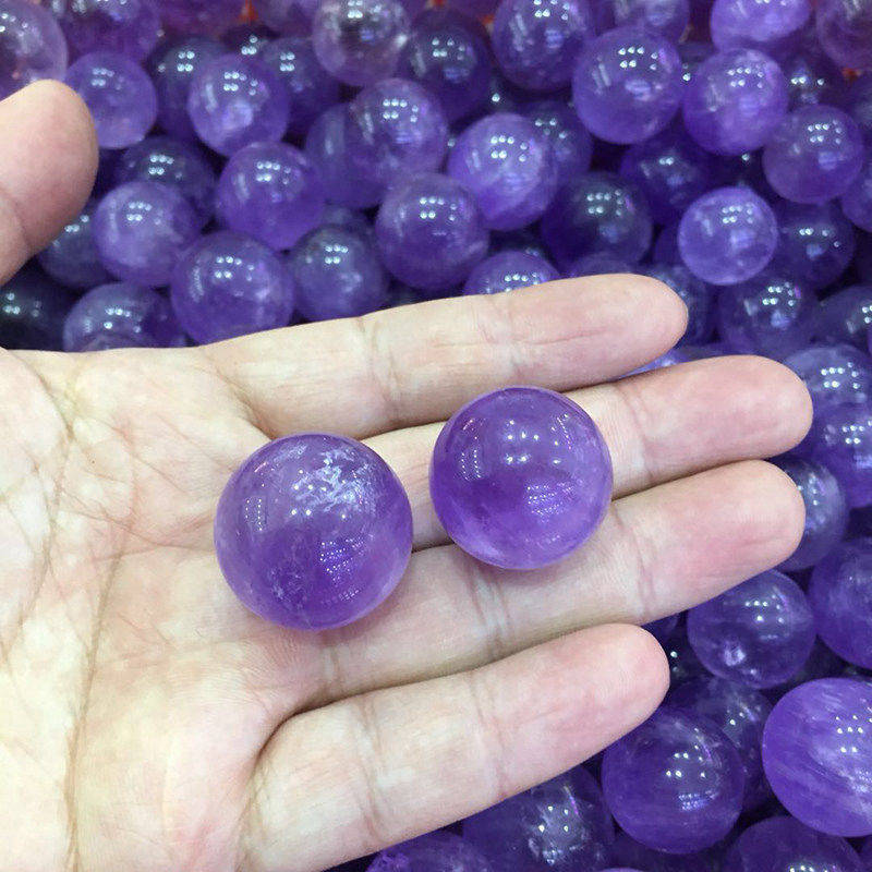 Natural Quartz Crystal Healing Gems Sphere Ball Energy Stone Reiki Decor + Stand