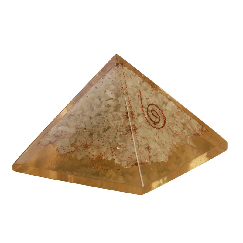 Amazonite Gemstone Orgone Pyramid Crystal Energy Generator Free Shipping