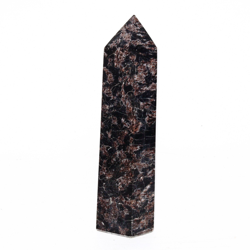 1052g Natural Fireworks Stone Obelisk Quartz Tower Crystal Wand Point Healing