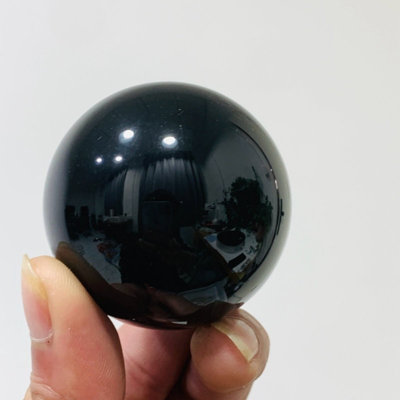 152g Natural Obsidian Quartz Ball Crystal Sphere Meditation Energy Healing