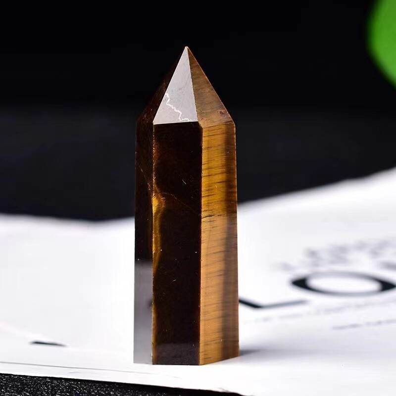 Natural Crystal Point Wand Tower Column Chakra Obelisk Quartz Healing Stone Rock