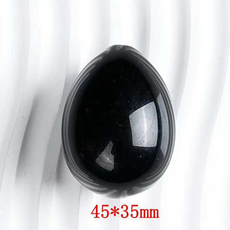 AAA Natural Multicolor Egg-shaped Magic Crystal Healing Ball Sphere Gemstone 1Pc