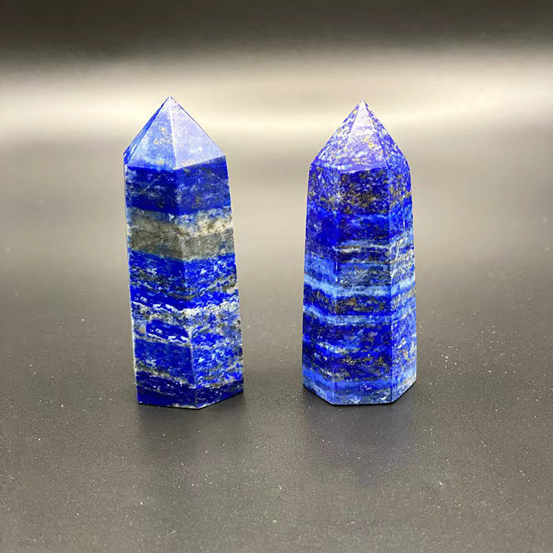 Natural Crystal Point Wand Tower Column Chakra Obelisk Quartz Healing Stone Rock