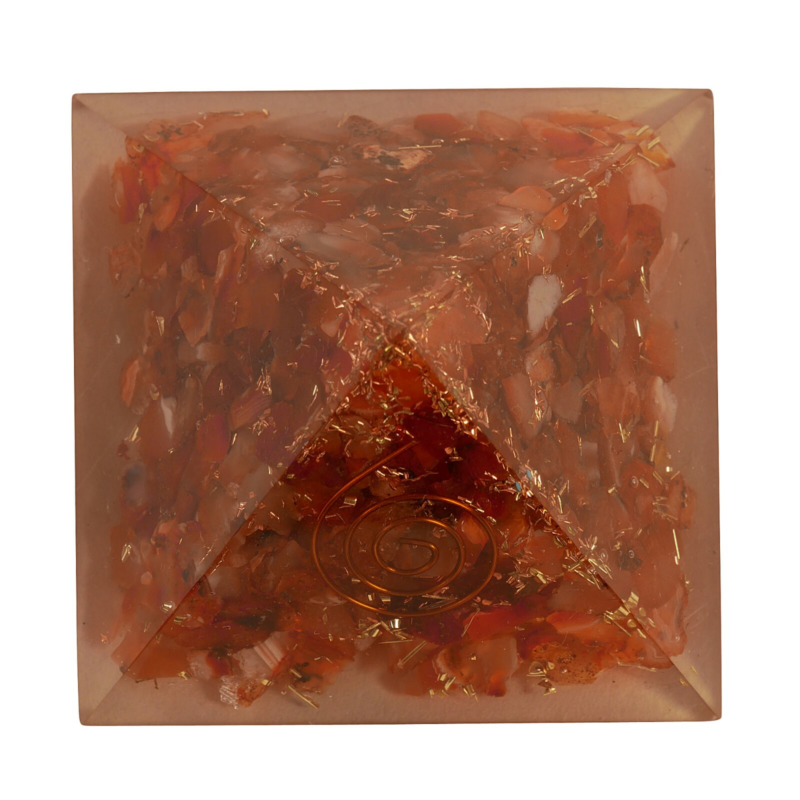 Carnelian Orgone Pyramid Stones Healing Crystals Free Shipping Free Shipping