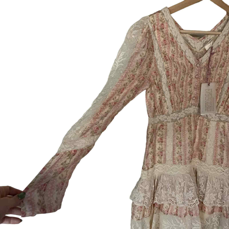 LoveShackFancy Pirelle pink dress