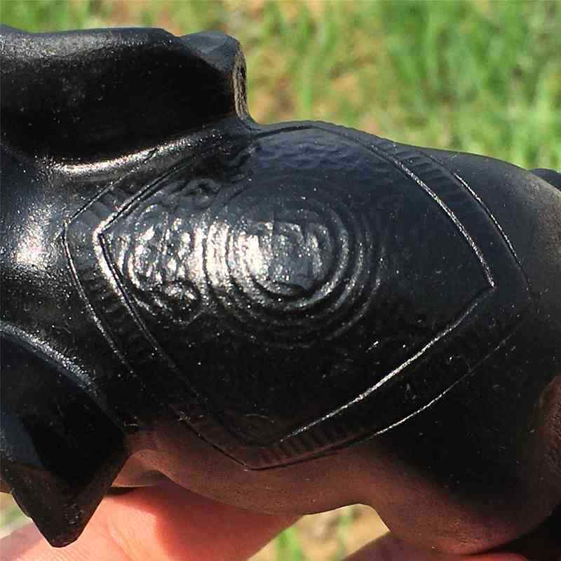 0.35kg Natural obsidian elephant carved Quartz Crystal skull Healing