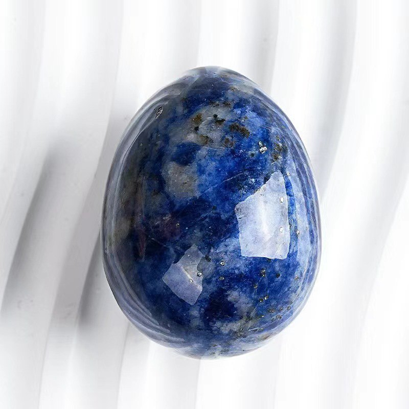 AAA Natural Multicolor Egg-shaped Magic Crystal Healing Ball Sphere Gemstone 1Pc