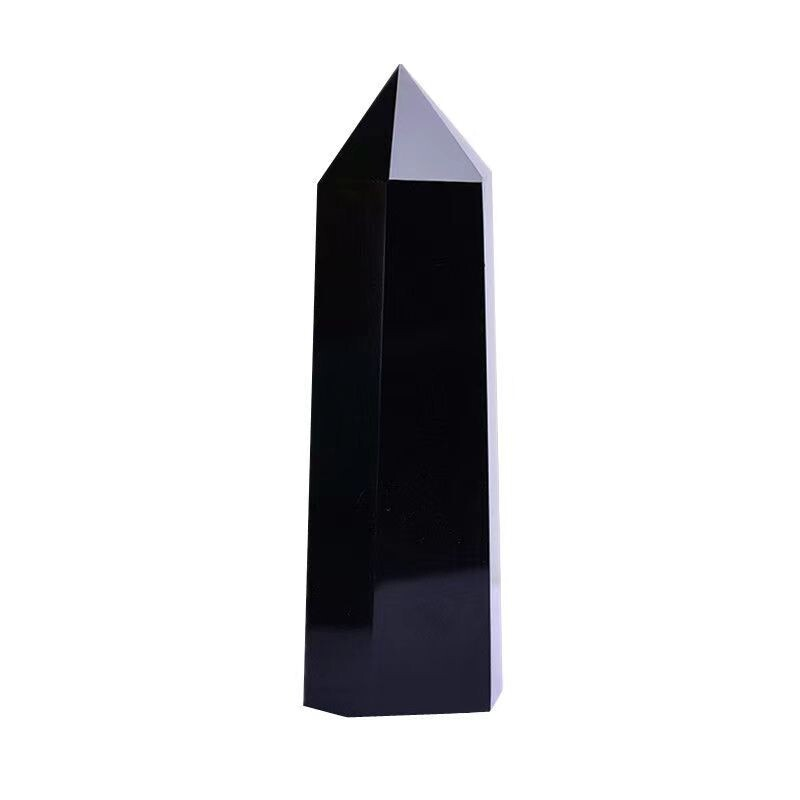 Natural Crystal Point Wand Tower Column Chakra Obelisk Quartz Healing Stone Rock