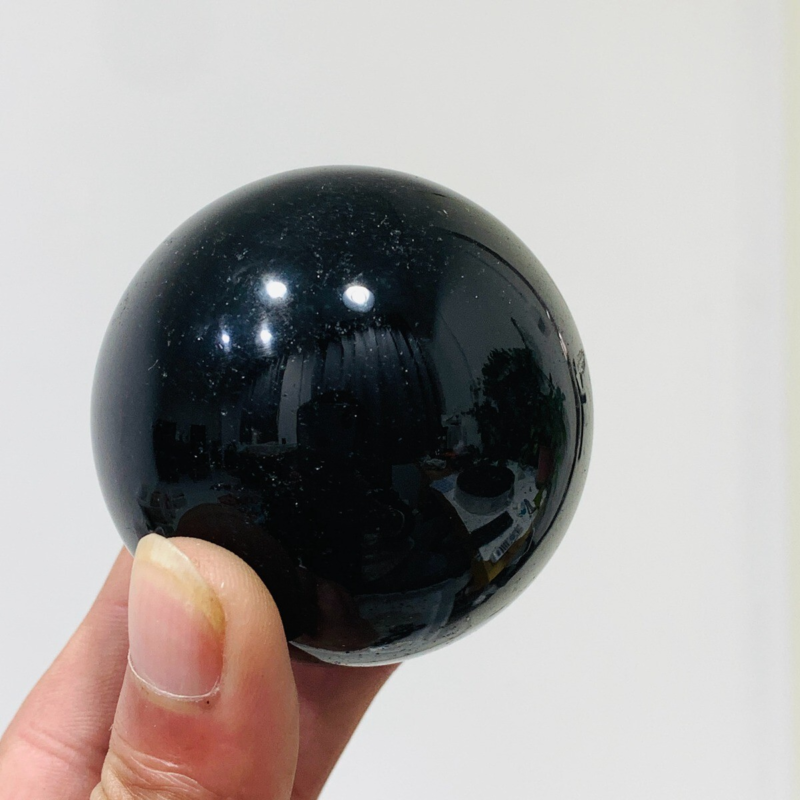 235g Natural Obsidian Quartz Ball Crystal Sphere Meditation Energy Healing