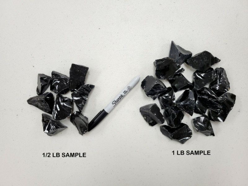 Rough Black Obsidian Crystals Stone Chunks Bulk Raw Natural Healing Gemstones
