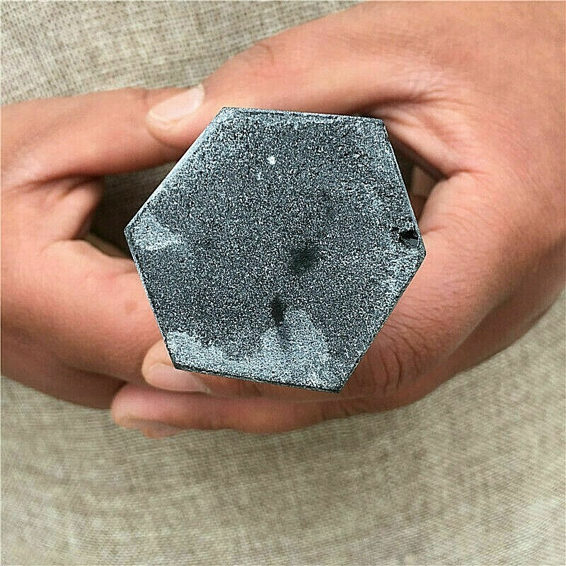 Natural obsidian quartz obelisk crystal wand point healing