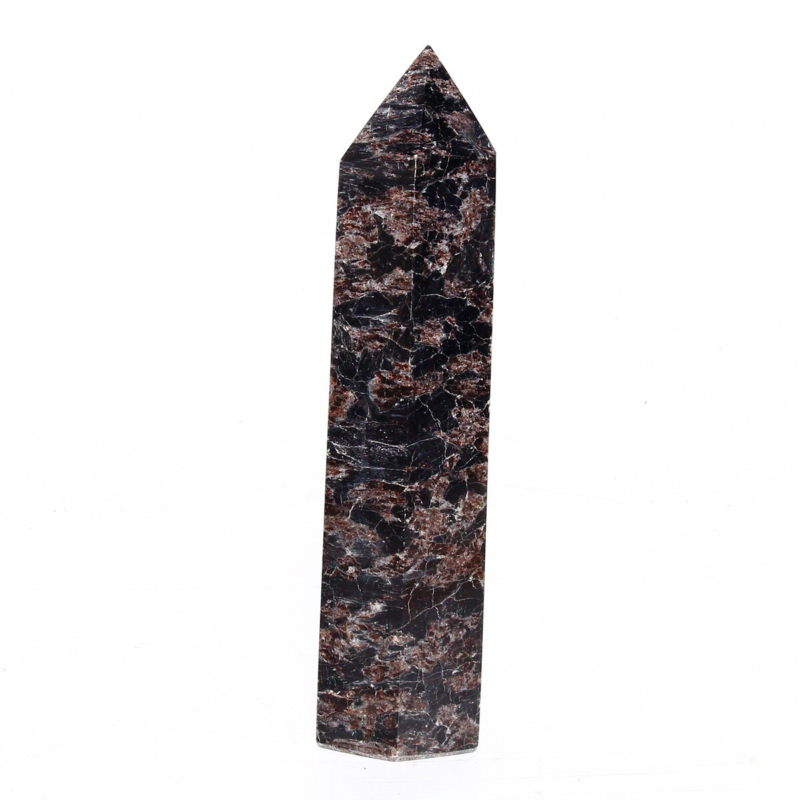1052g Natural Fireworks Stone Obelisk Quartz Tower Crystal Wand Point Healing