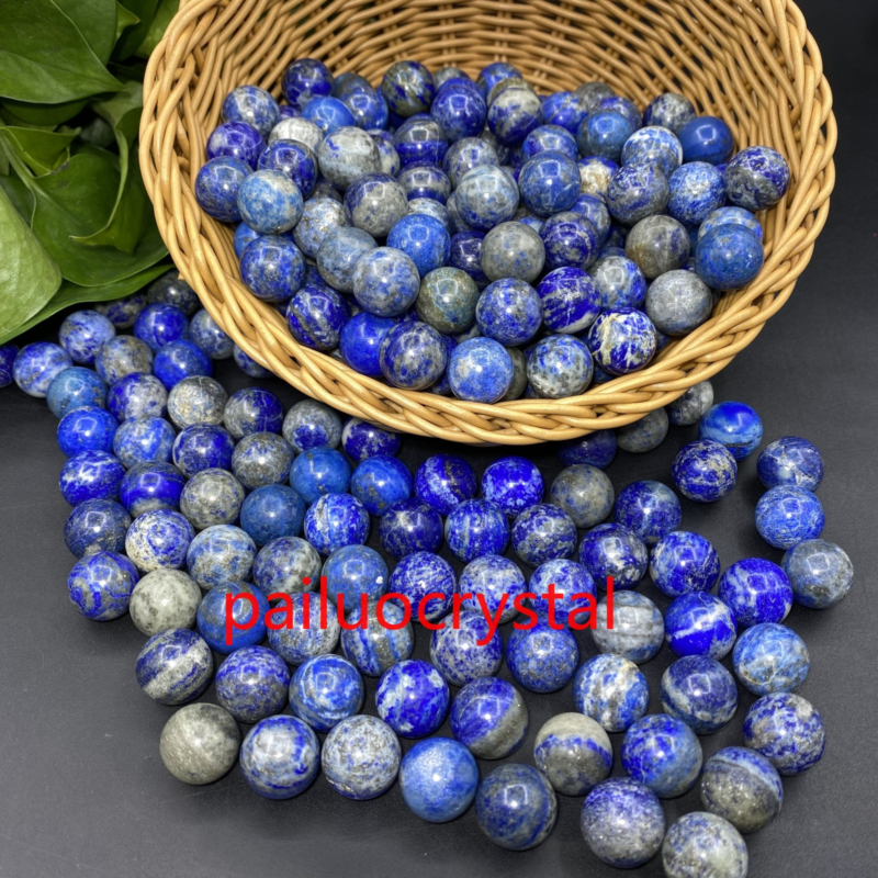 10p Wholesale Natural Lapis Lazuli jasper Ball Quartz Crystal Sphere Reiki 15mm+