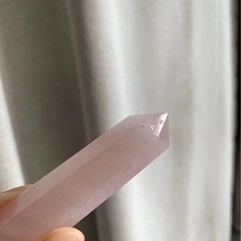 Natural Crystal Point Wand Tower Column Chakra Obelisk Quartz Healing Stone Rock