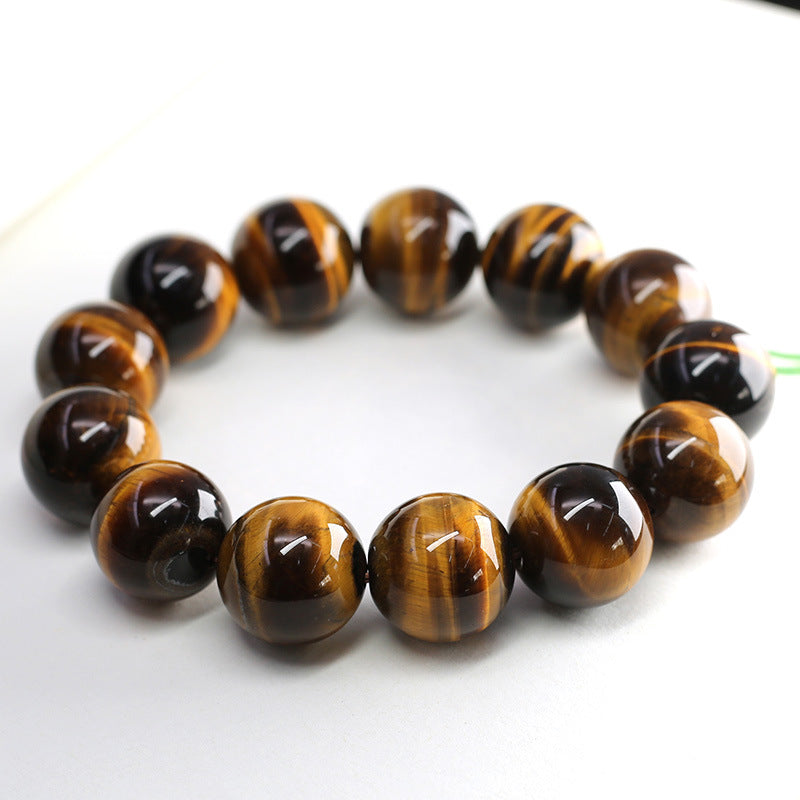 Tiger-Eye Bracelet Wood Alexandrite Tiger Stone Bracelet High Sense Couple Bracelet