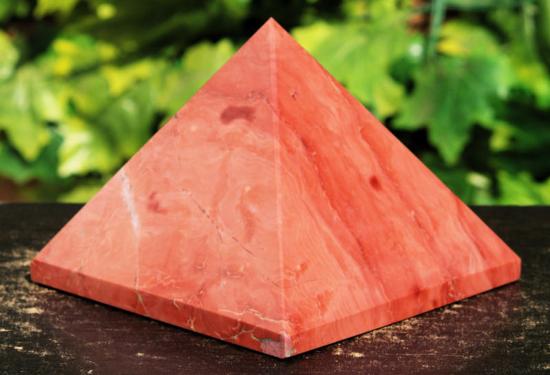 Pink Bustamite Pyramid Crystal Quartz Healing Display Specimen Stone Huge 190mm