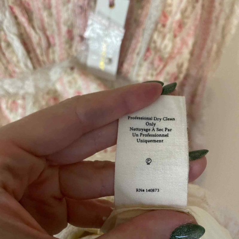 LoveShackFancy Pirelle pink dress