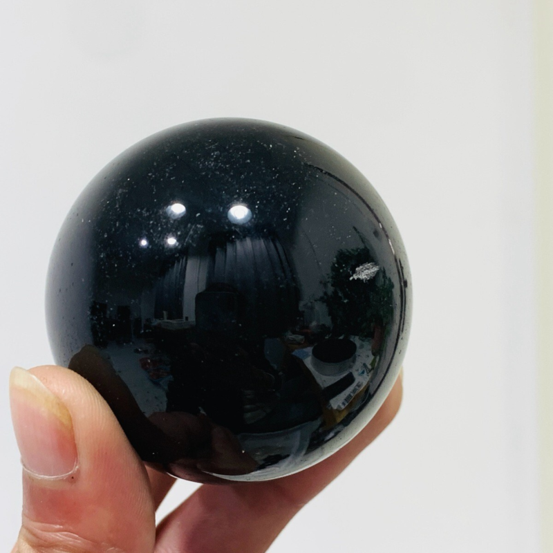 235g Natural Obsidian Quartz Ball Crystal Sphere Meditation Energy Healing