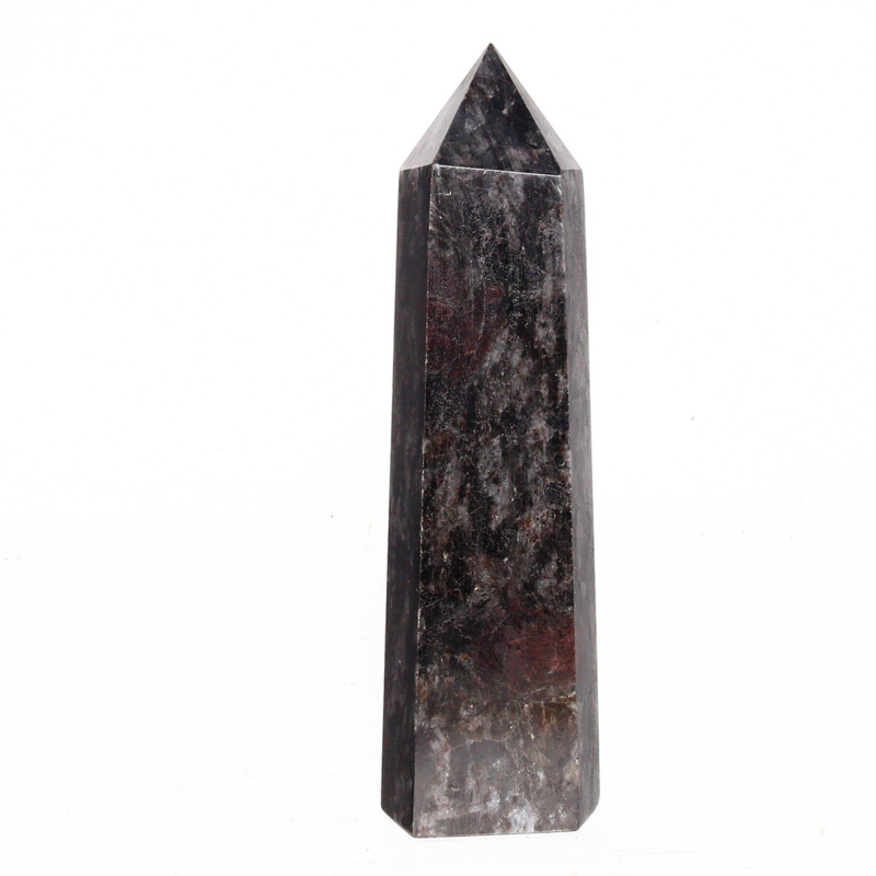 677g Natural Fireworks Stone Obelisk Quartz Tower Crystal Wand Point Healing