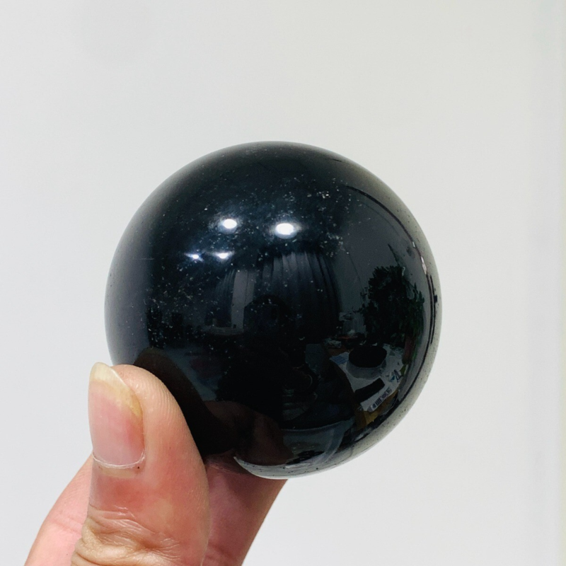 235g Natural Obsidian Quartz Ball Crystal Sphere Meditation Energy Healing