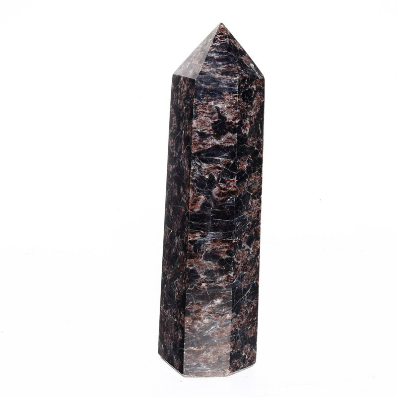 1052g Natural Fireworks Stone Obelisk Quartz Tower Crystal Wand Point Healing