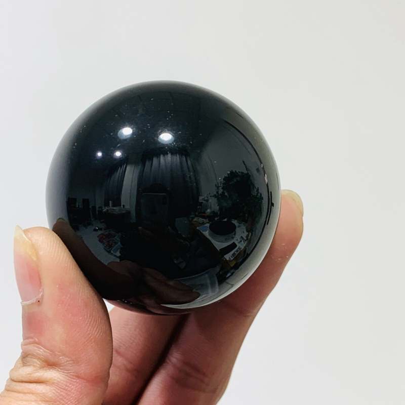 152g Natural Obsidian Quartz Ball Crystal Sphere Meditation Energy Healing