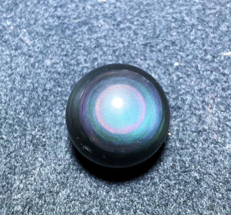 25mm Natural Color Obsidian Crystal Ball Repair
