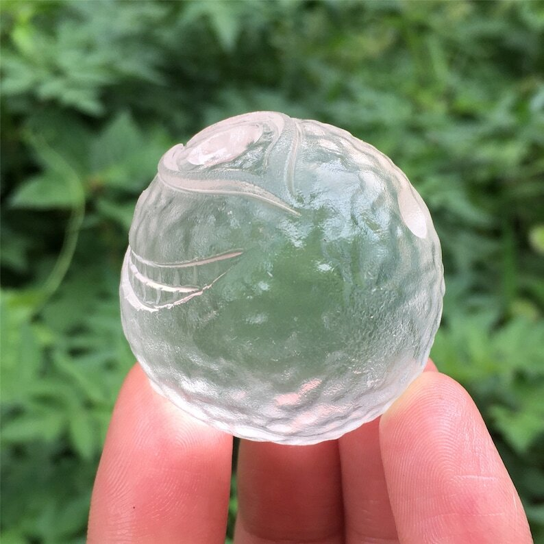 1PC Melting stone Ball Quartz Energy Reiki heal Divination Gifts Mineral Samples