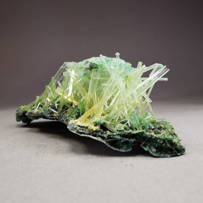 13.5 g RARE Gypsum var. Selenite w. Atacamite / Poland / Rough Crystal Specimen