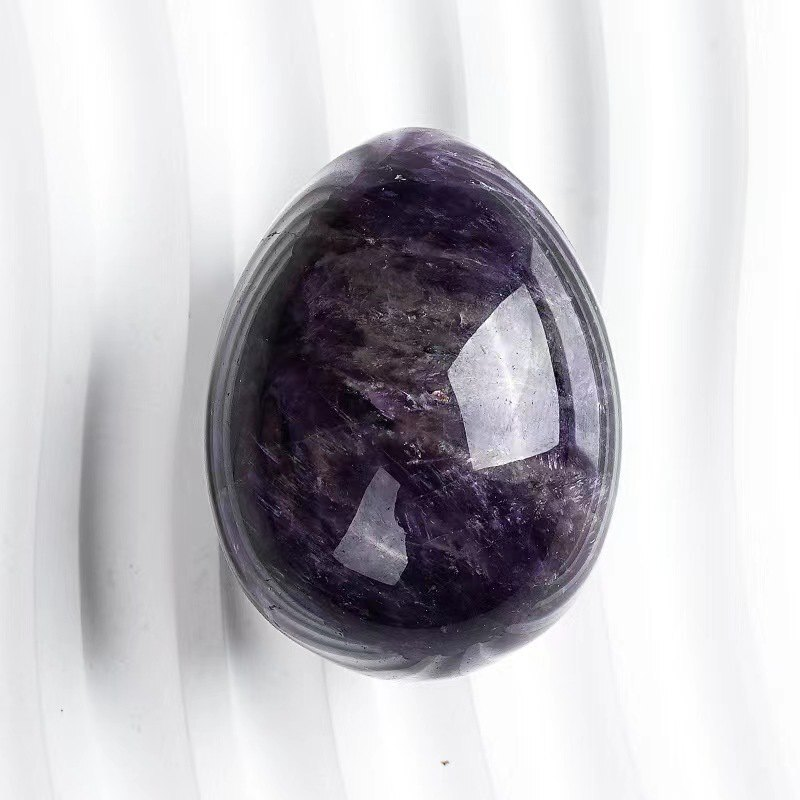AAA Natural Multicolor Egg-shaped Magic Crystal Healing Ball Sphere Gemstone 1Pc
