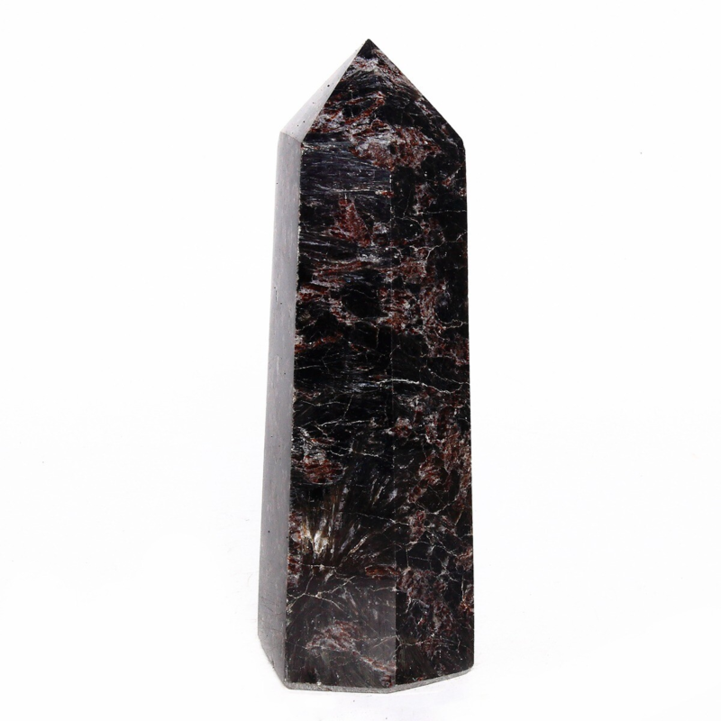 1054g Natural Fireworks Stone Obelisk Quartz Tower Crystal Wand Point Healing