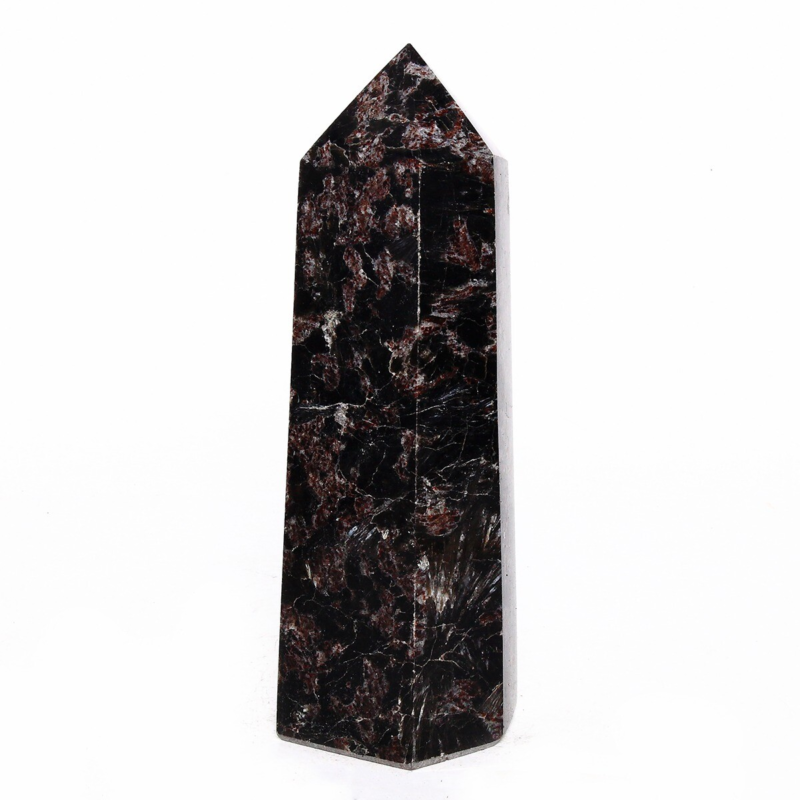 1054g Natural Fireworks Stone Obelisk Quartz Tower Crystal Wand Point Healing