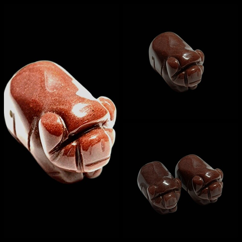 Raw Natural Quartz Crystal Skull Carved Pig Wild Boar Piggy Animal Healing Stone