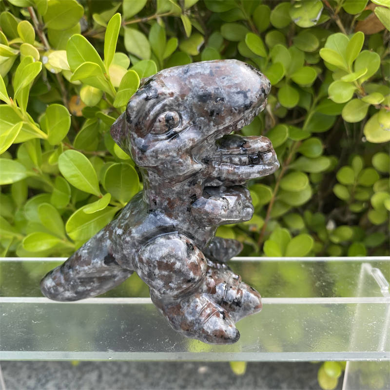 1pc mixed Natural stone dinosaur carved Quartz Crystal stone skull Reiki healing