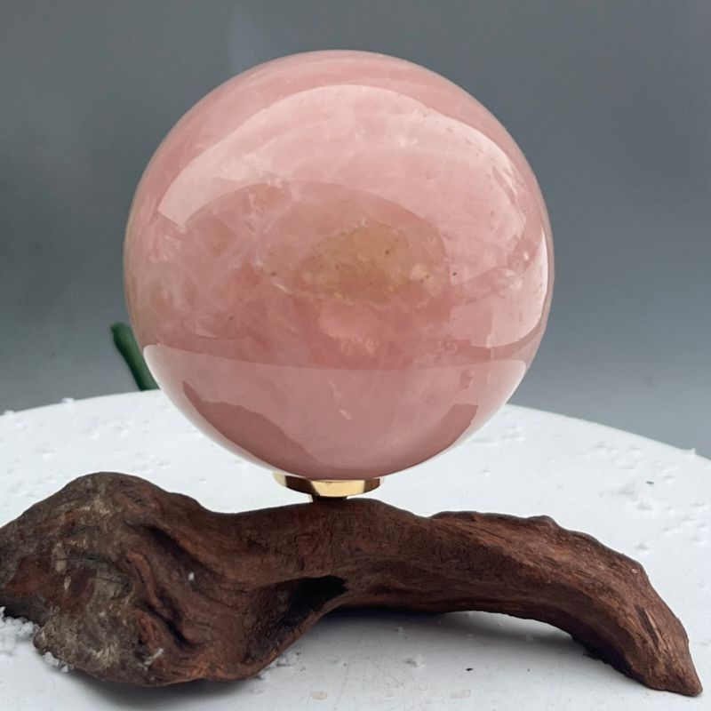 326g Natural powder crystal Ball Quartz Crystal Sphere Reiki Healing