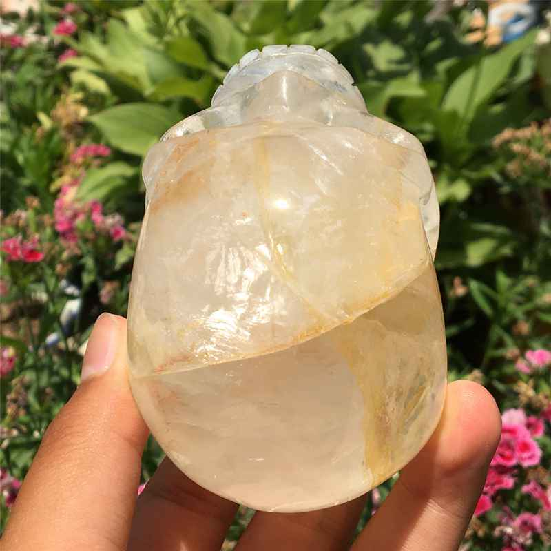 0.55kg Natural clear quartz skull carved Quartz Crystal skull Healing