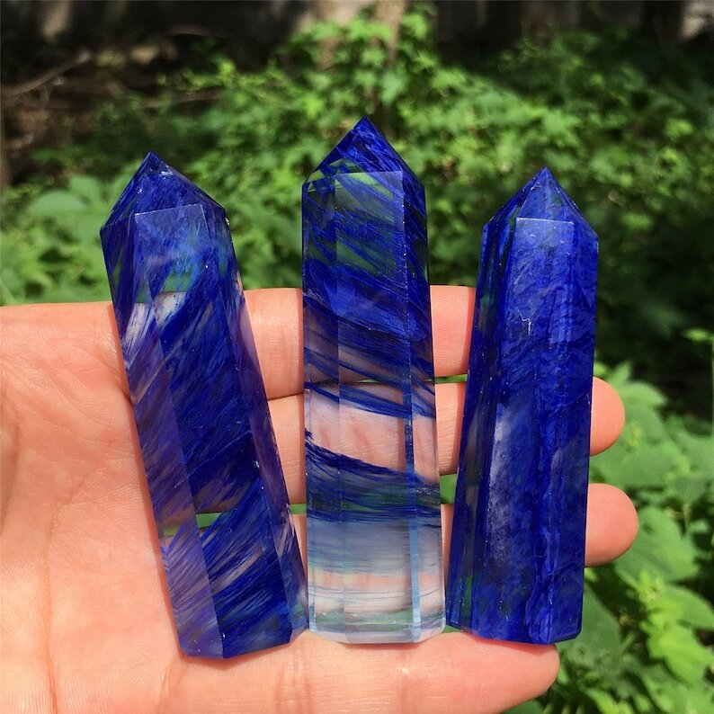 1kg Melting Stone Obelisk Quartz Crystal Wand Point Mineral Specimen Reiki Heal