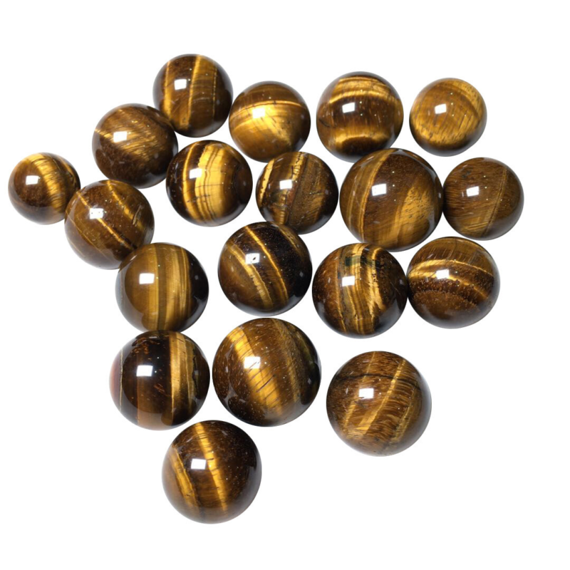 AAAA 40mm Natural Tiger's eye jasper sphere Quartz Crystal Ball Healing US Ship