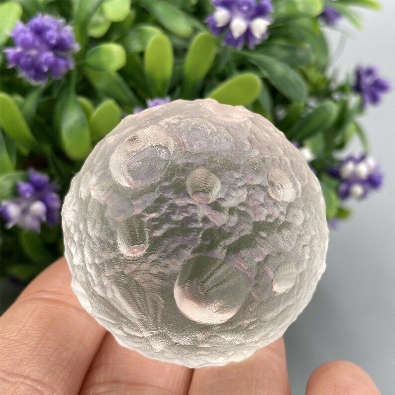 1pc Melting stone Moon Quartz Crystal Heal Mineral Samples Collection Gifts