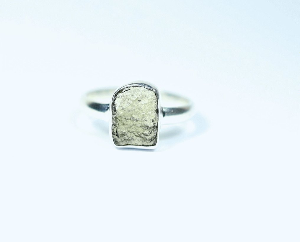 Ring Moldavite / new - 3.08 g - (1)