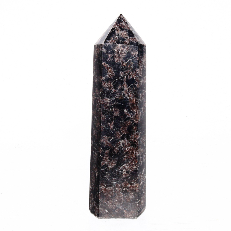 1052g Natural Fireworks Stone Obelisk Quartz Tower Crystal Wand Point Healing
