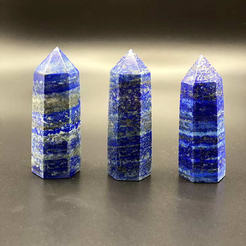 Natural Crystal Point Wand Tower Column Chakra Obelisk Quartz Healing Stone Rock