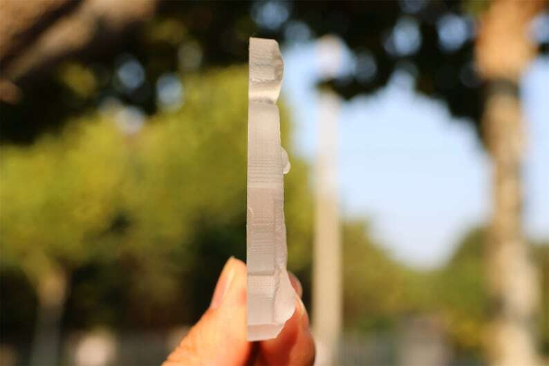 3.1" Gypsum Medusa Natural Hand Carved Crystal Skull Reiki Crystal Decor 1pc