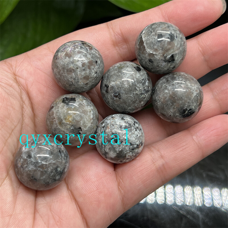 5pcs Natural Yooperite Ball Flame's stone 17mm+ sphere quartz crystal Healing