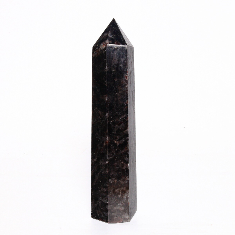 961g Natural Fireworks Stone Obelisk Quartz Tower Crystal Wand Point Healing