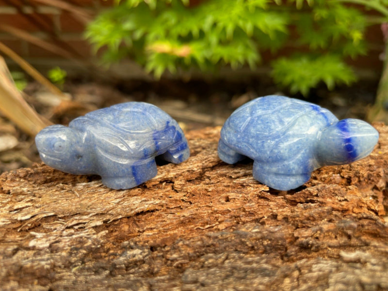 Tortoise Hand Carved Gemstone Figurine | Crystal Turtle | Crystal Healing Animal
