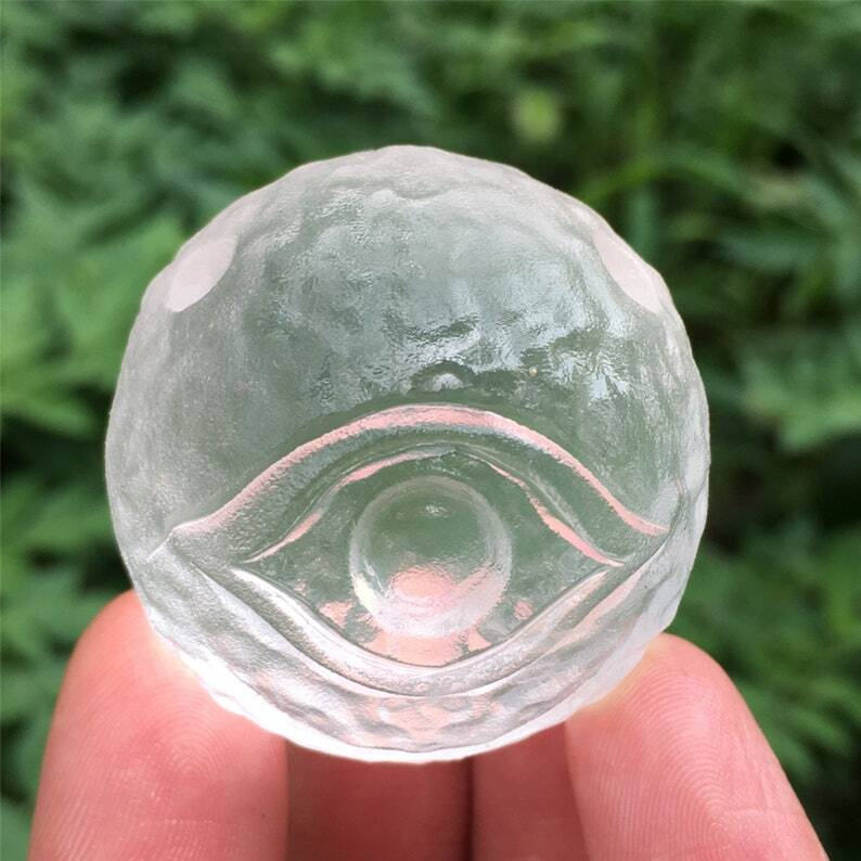 1PC Melting stone Ball Quartz Energy Reiki heal Divination Gifts Mineral Samples